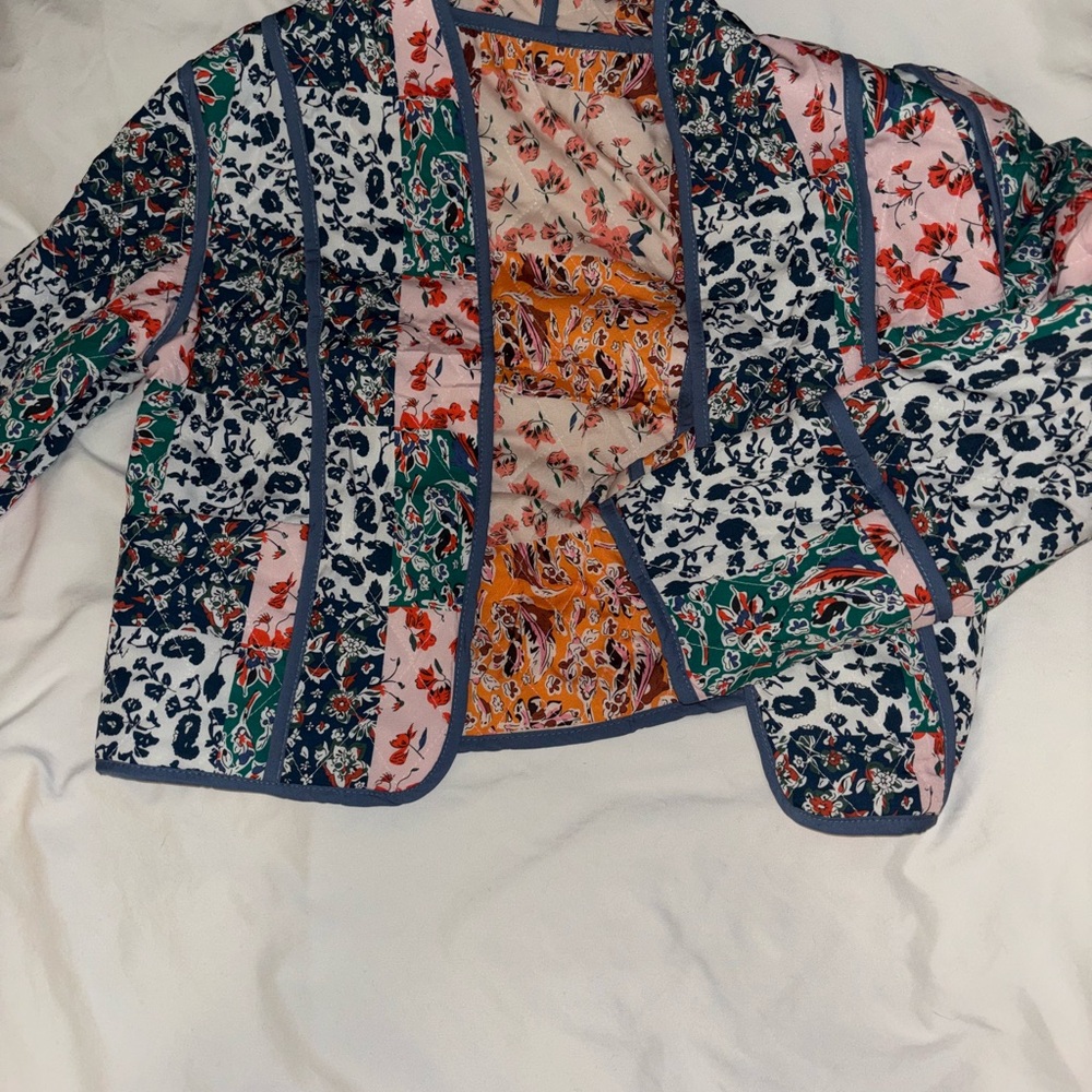 Reversible Floral Patchwork Jacket - image 1